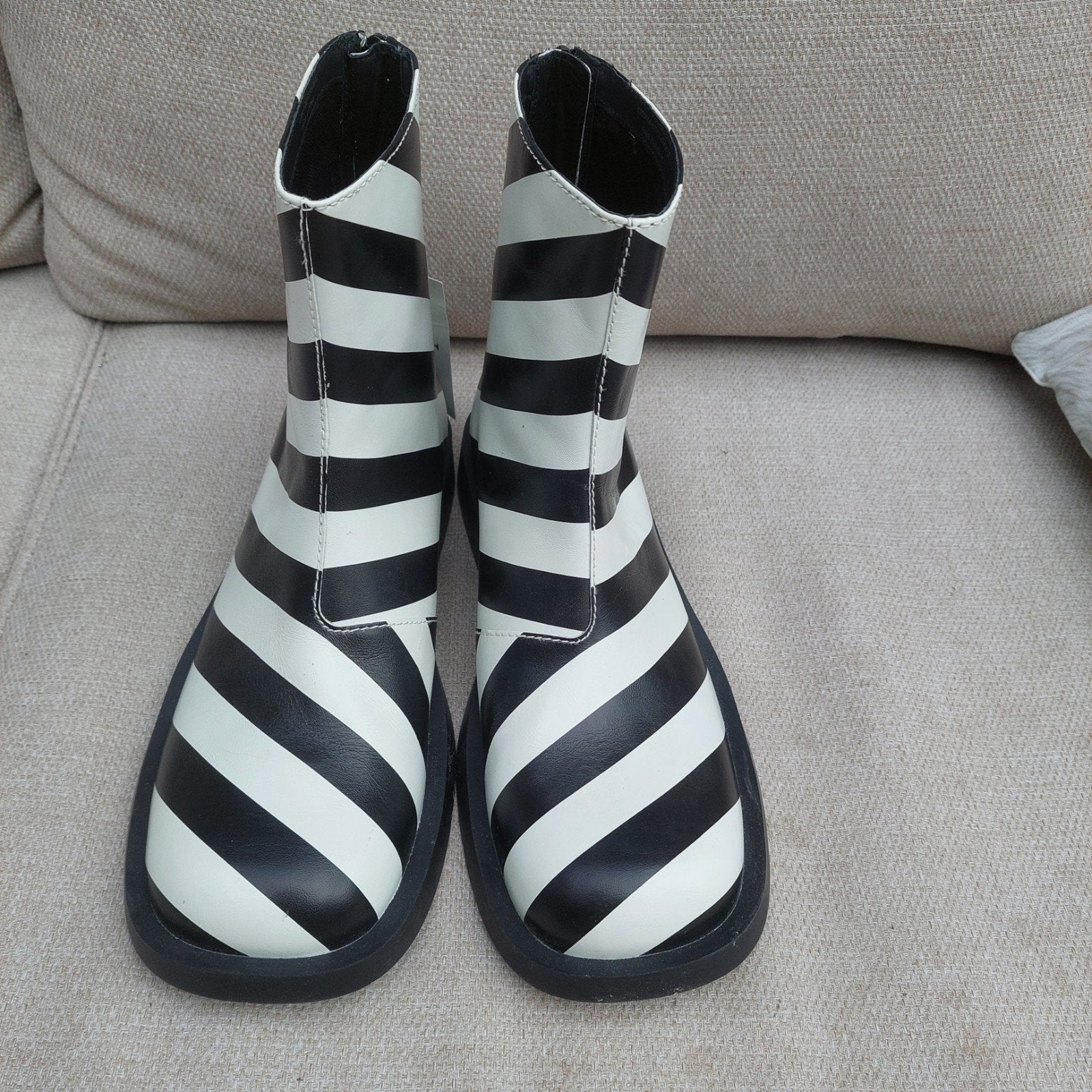 Camper Mil 1978 leren enkelboots - Zwart/Wit NIEUW maat 43, Kleding | Heren, Zwart, Boots, Nieuw, Camper