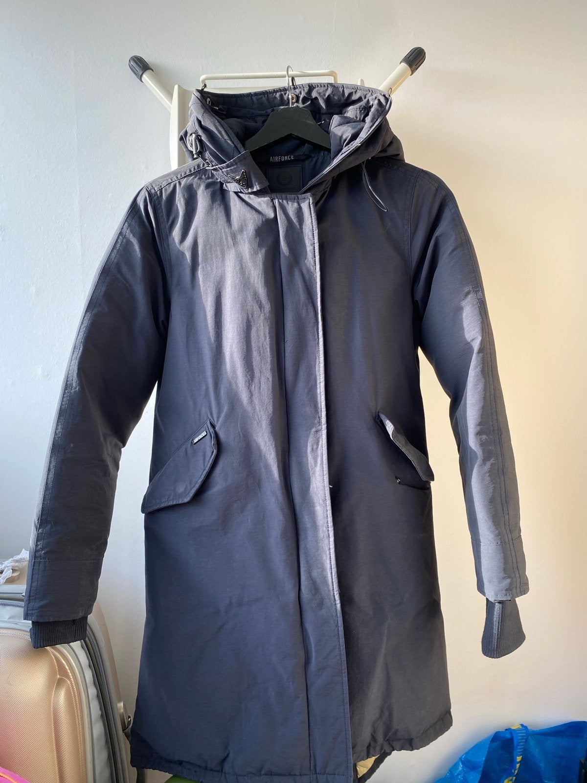 Airforce winterjas, Airforce, Ophalen of Verzenden, Gedragen, Zwart
