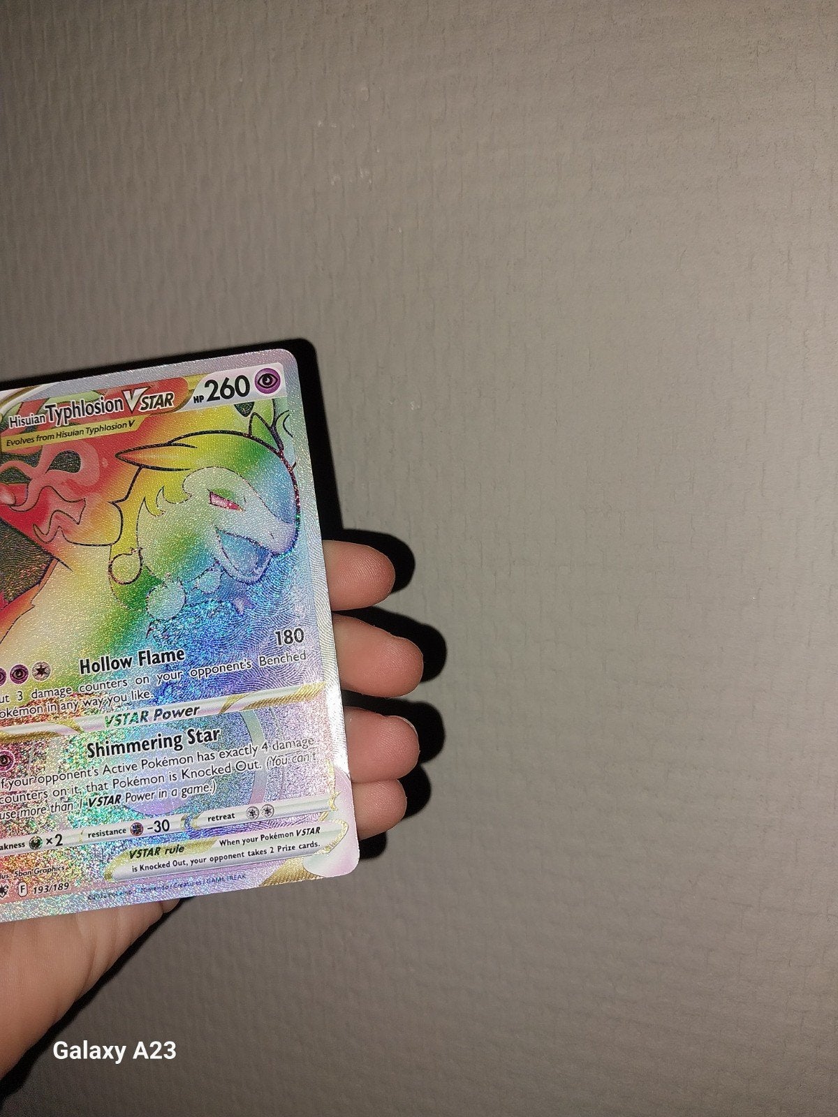 Hisuian Typhlosion VSTAR Pokémon kaart (licht beschadigd), Ophalen, Sleeves of Kaarthoesjes