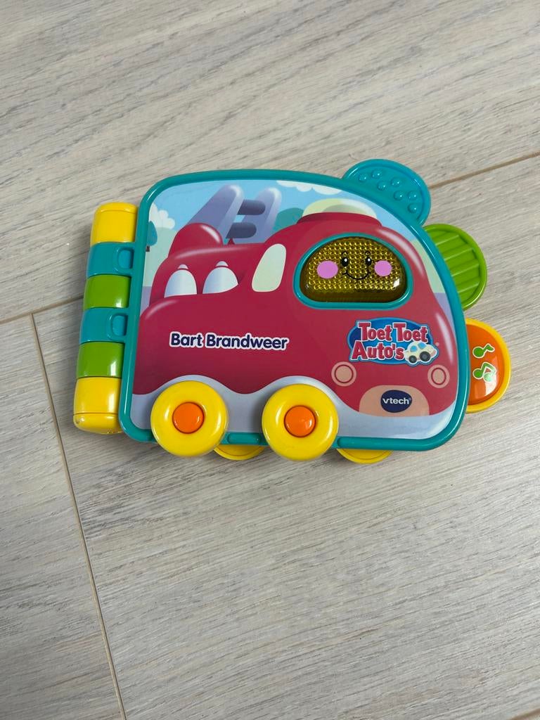 VTech Toet Toet Auto's Bart Brandweer boekje met geluid, Ophalen of Verzenden, Gebruikt, Overige typen, Met geluid