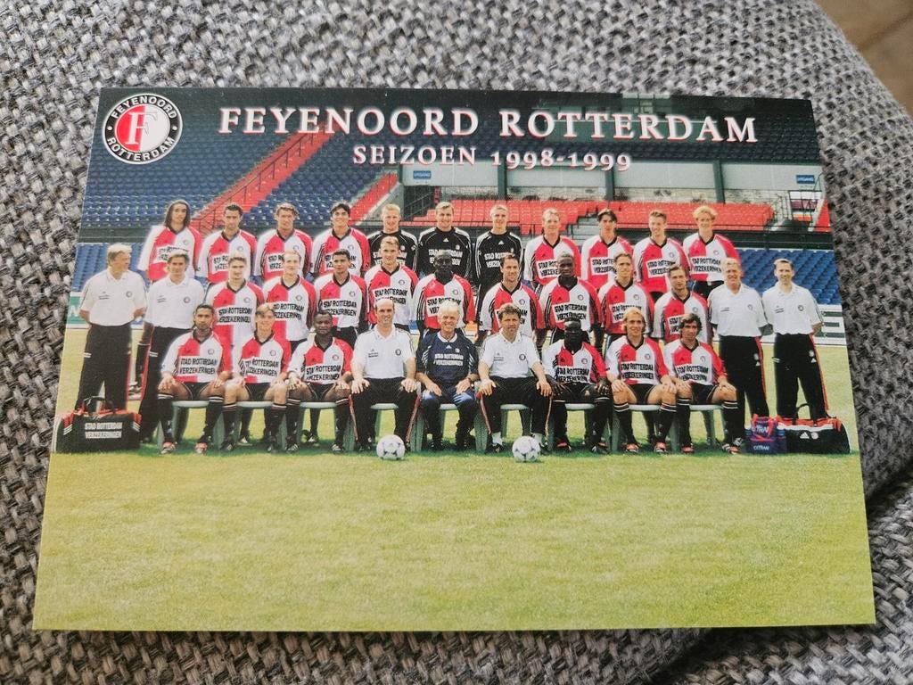 Feyenoord Rotterdam Teamkaart Seizoen 1998-1999, Verzamelen, Ophalen of Verzenden