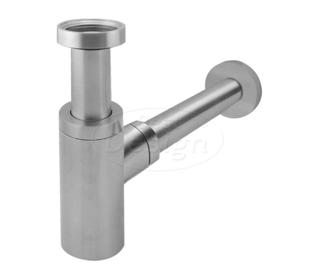 Best Design Mini Sifon 5/4 x 32 MM RVS-look, Ophalen of Verzenden, Nieuw, Rvs