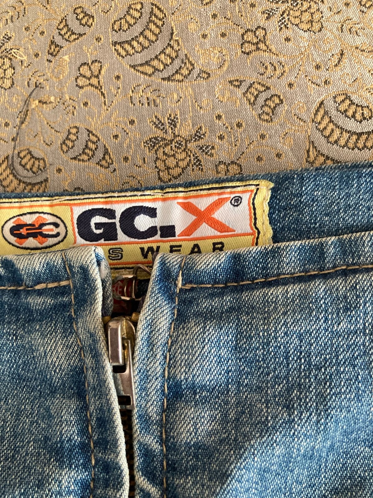 Originele jeans rokken - Wolff Blat en Gc jeans wear, Blauw, Maat 42/44 (L), Ophalen of Verzenden, Knielengte