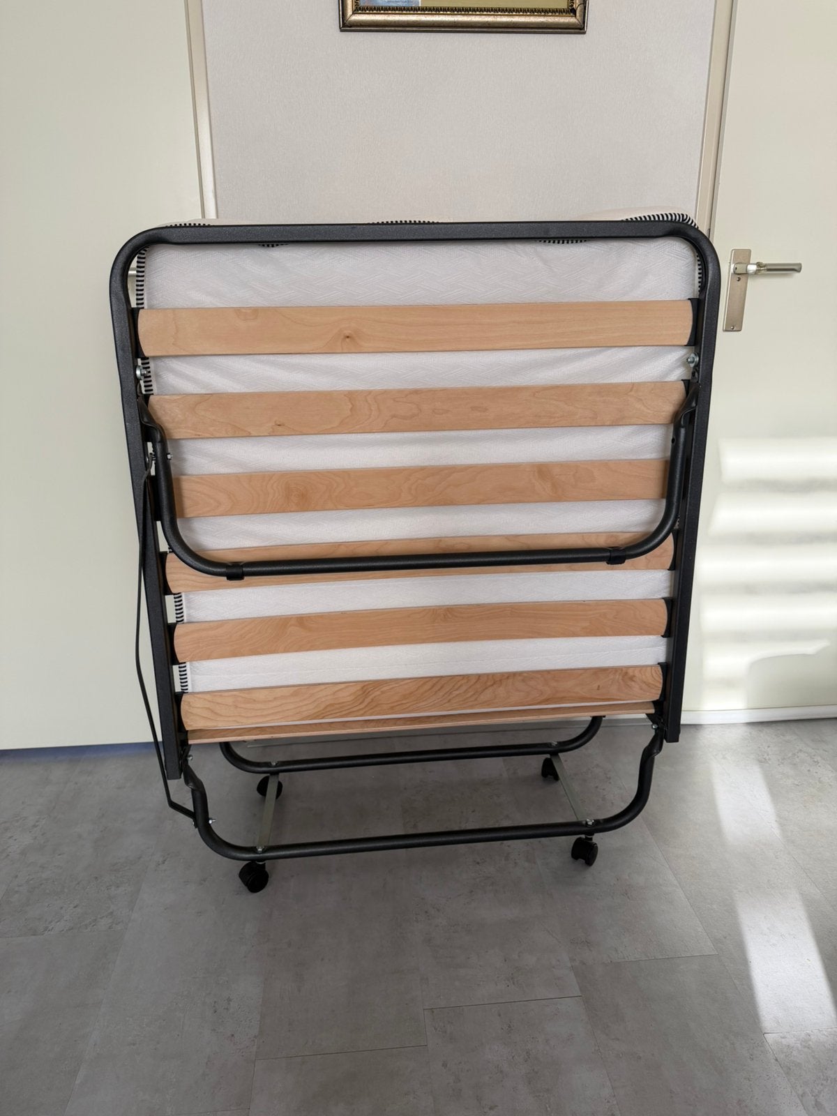 Logeerbed, Ophalen, 90 cm, Eenpersoons, Zo goed als nieuw