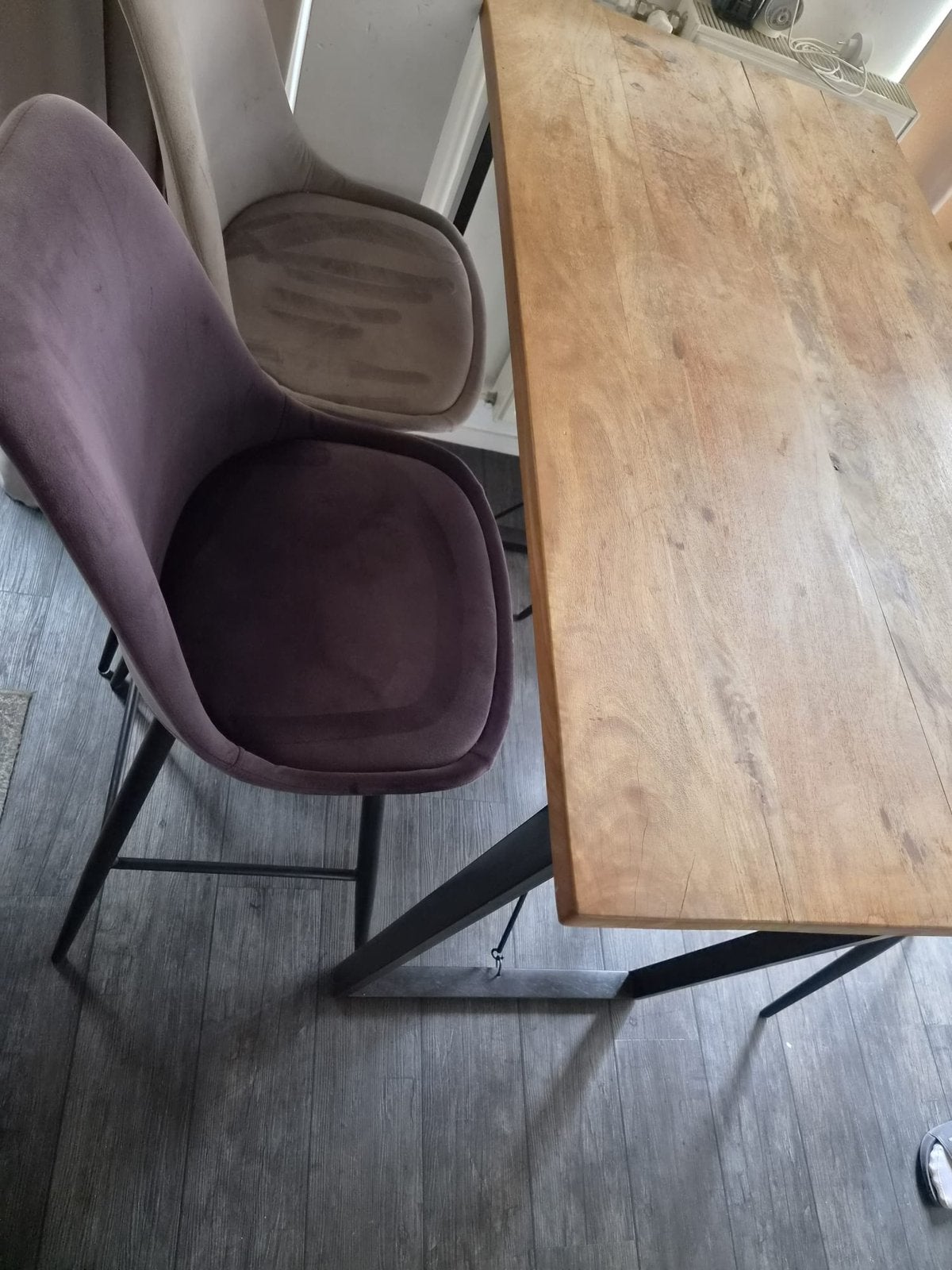 Bartafel met 4 stoelen, Ophalen of Verzenden, Zo goed als nieuw, 4 tot 6 stoelen