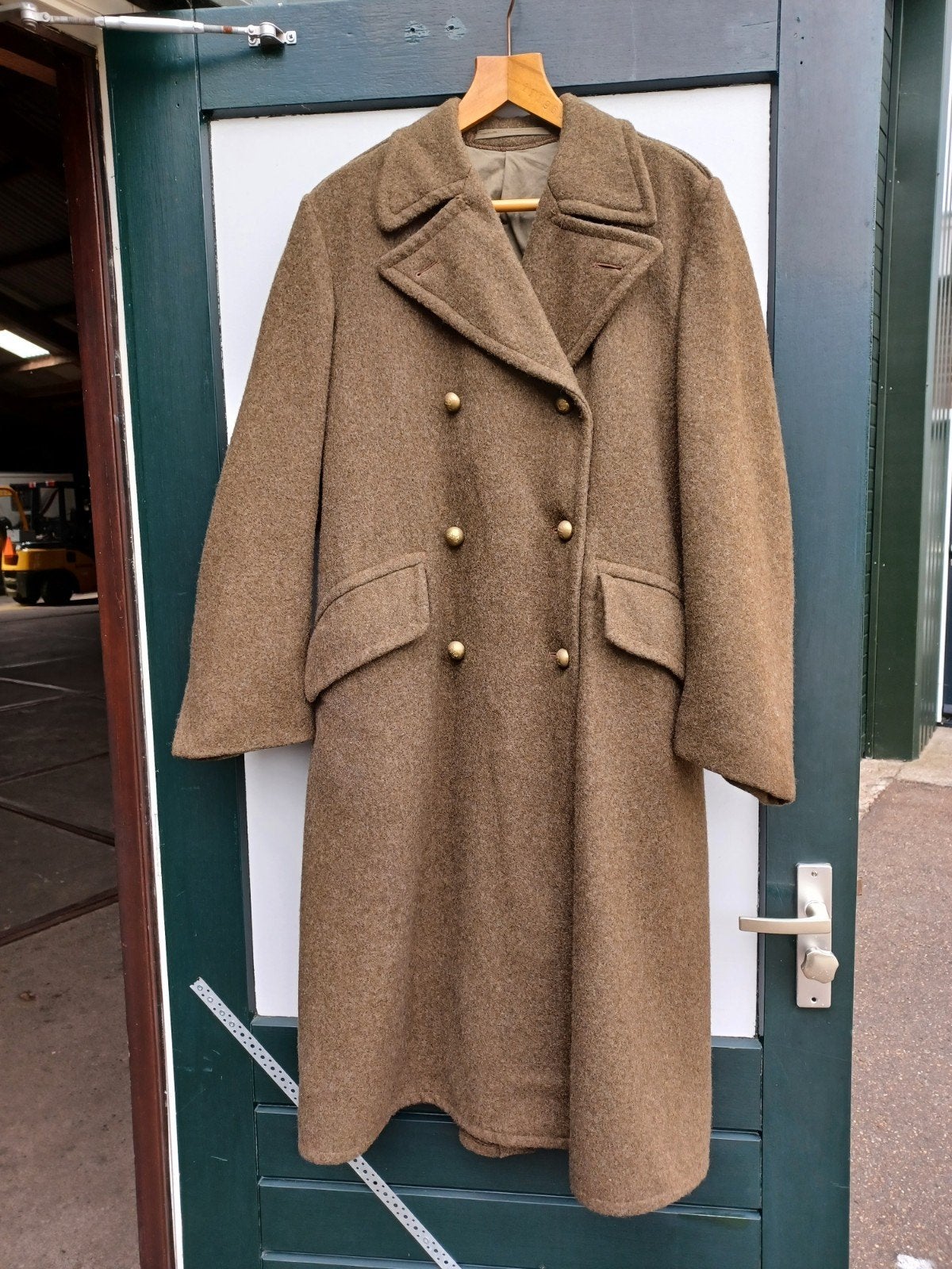 Vintage wollen jas korps mariniers, Ophalen of Verzenden, Nederland, Kleding of Schoenen