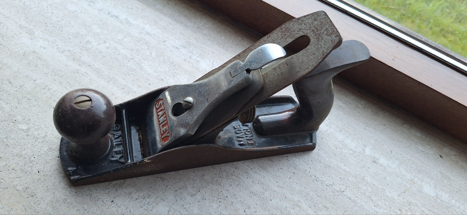 Vintage Stanley Bailey schaaf - Made in England, Ophalen of Verzenden