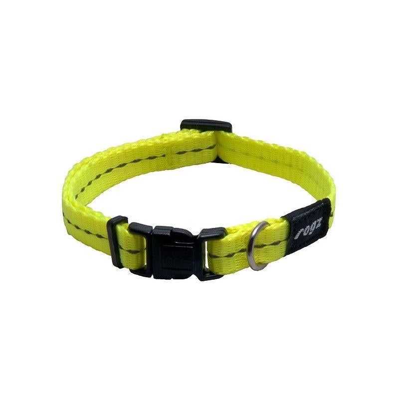 ROGZ Classic Halsband S Nekomtrek 20-31 cm Geel KOOPJE!!!, Ophalen of Verzenden, Nieuw