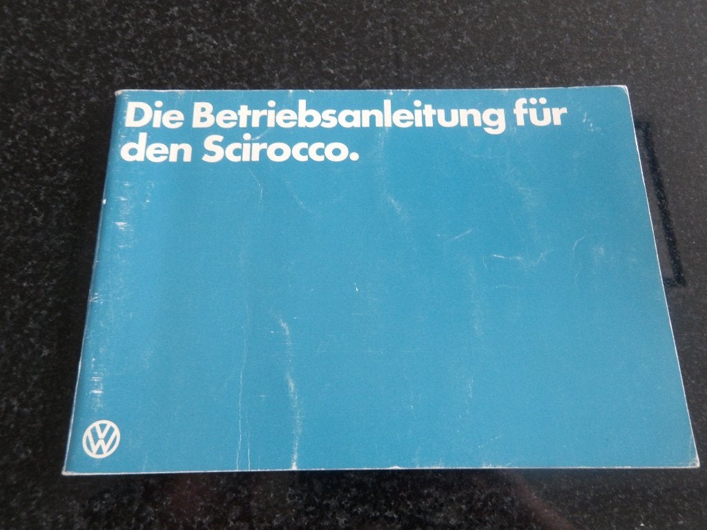 Volkswagen Scirocco - Handleiding DU, Auto diversen, Handleidingen en Instructieboekjes, Verzenden