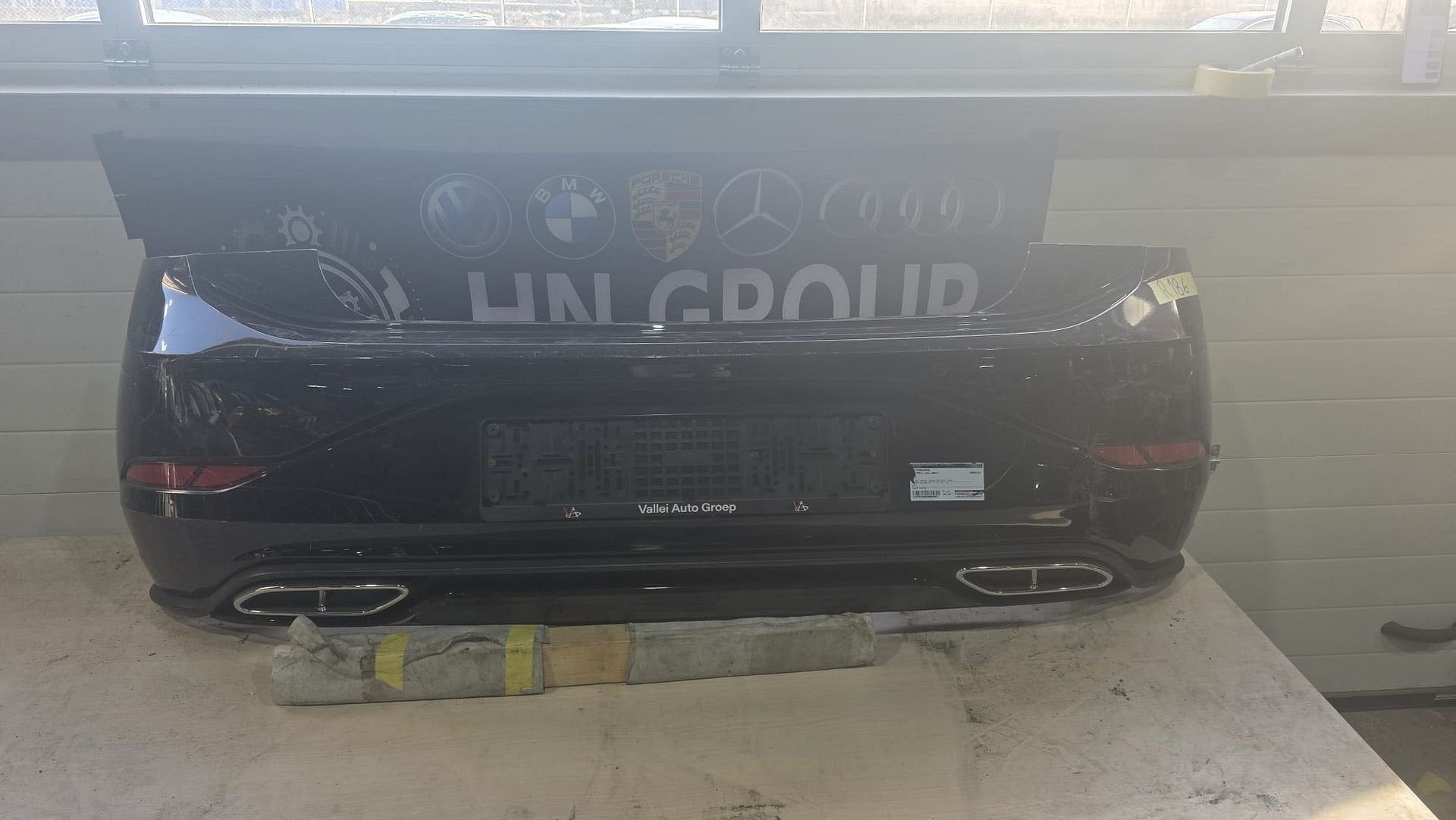 Achterbumper van een Volkswagen Polo, Gebruikt, -, -, Ophalen of Verzenden