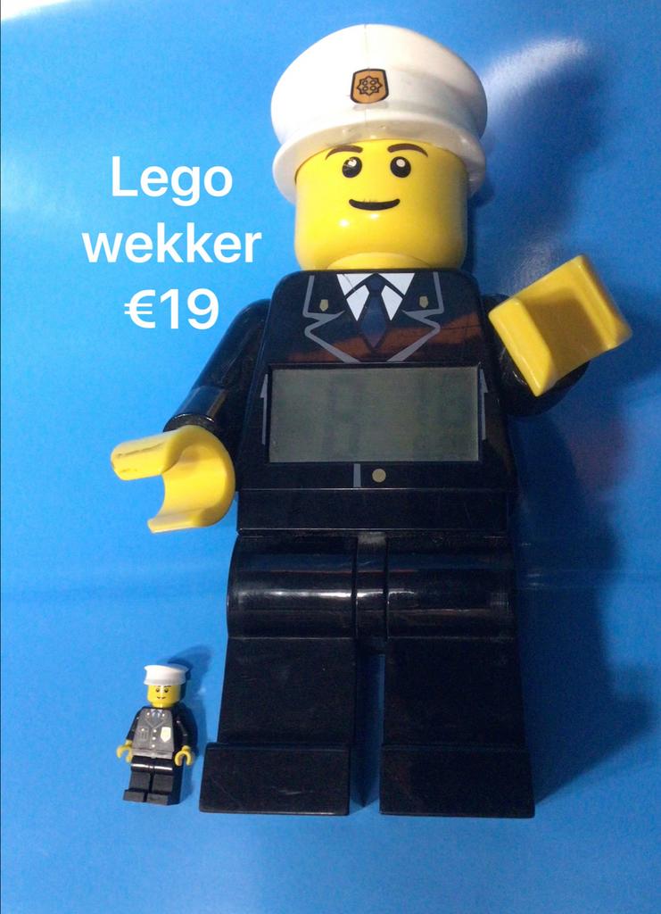 Lego Wekker Matroos - Digitale Klok met Alarmfunctie, Ophalen of Verzenden, Zo goed als nieuw, Digitaal
