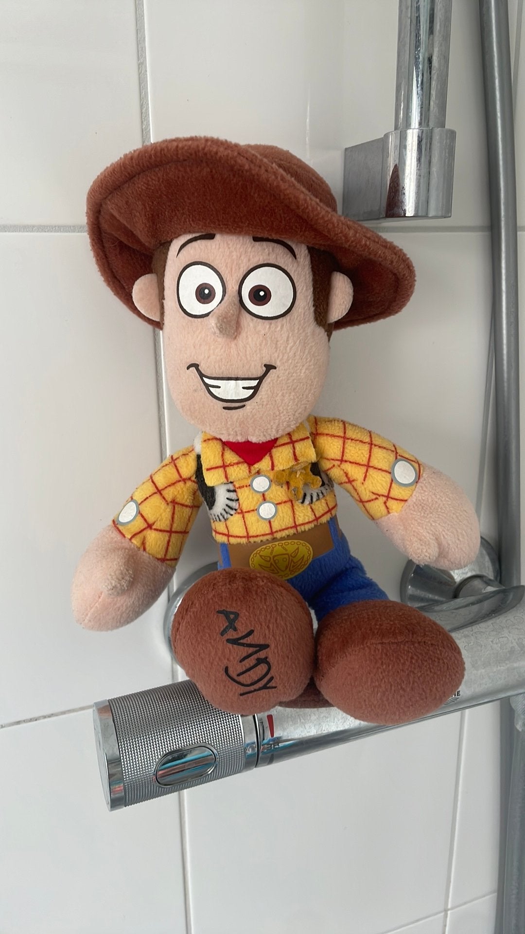 Toy story 30 cm, Ophalen of Verzenden, Overige figuren, Zo goed als nieuw, Beeldje of Figuurtje