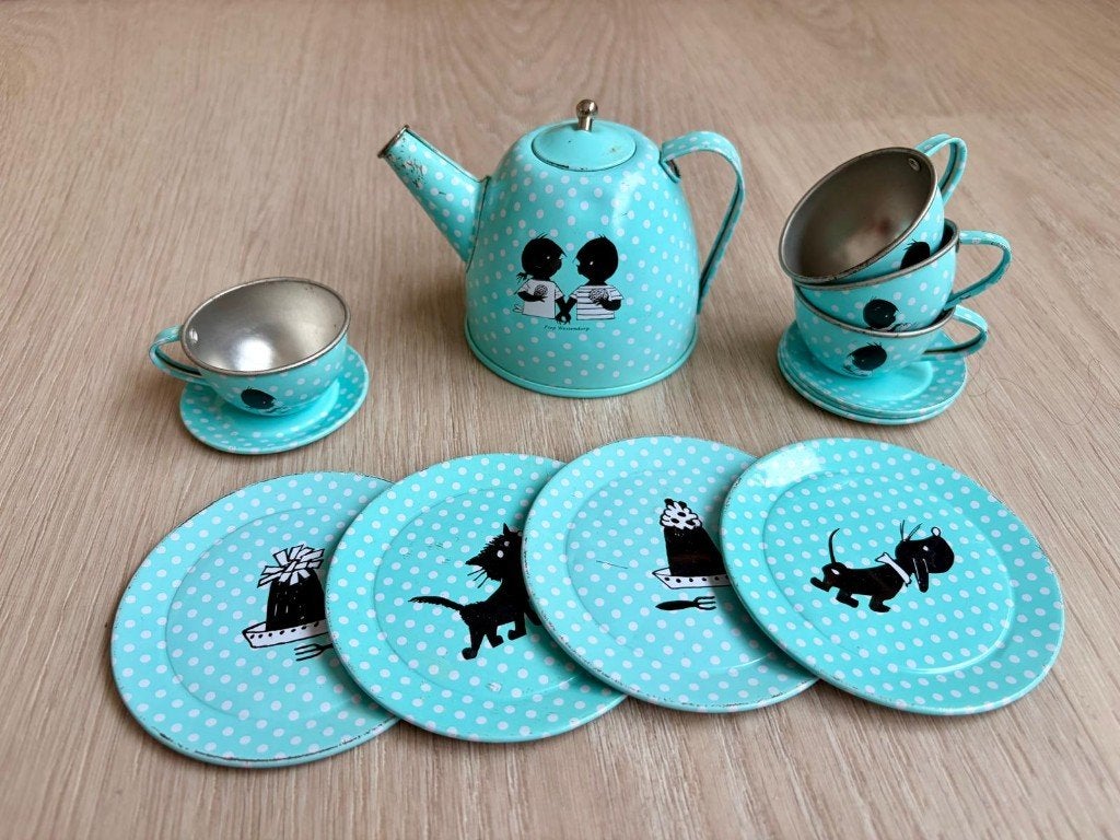 Theeservies Jip&Janneke, limited edition., Ophalen, Zo goed als nieuw
