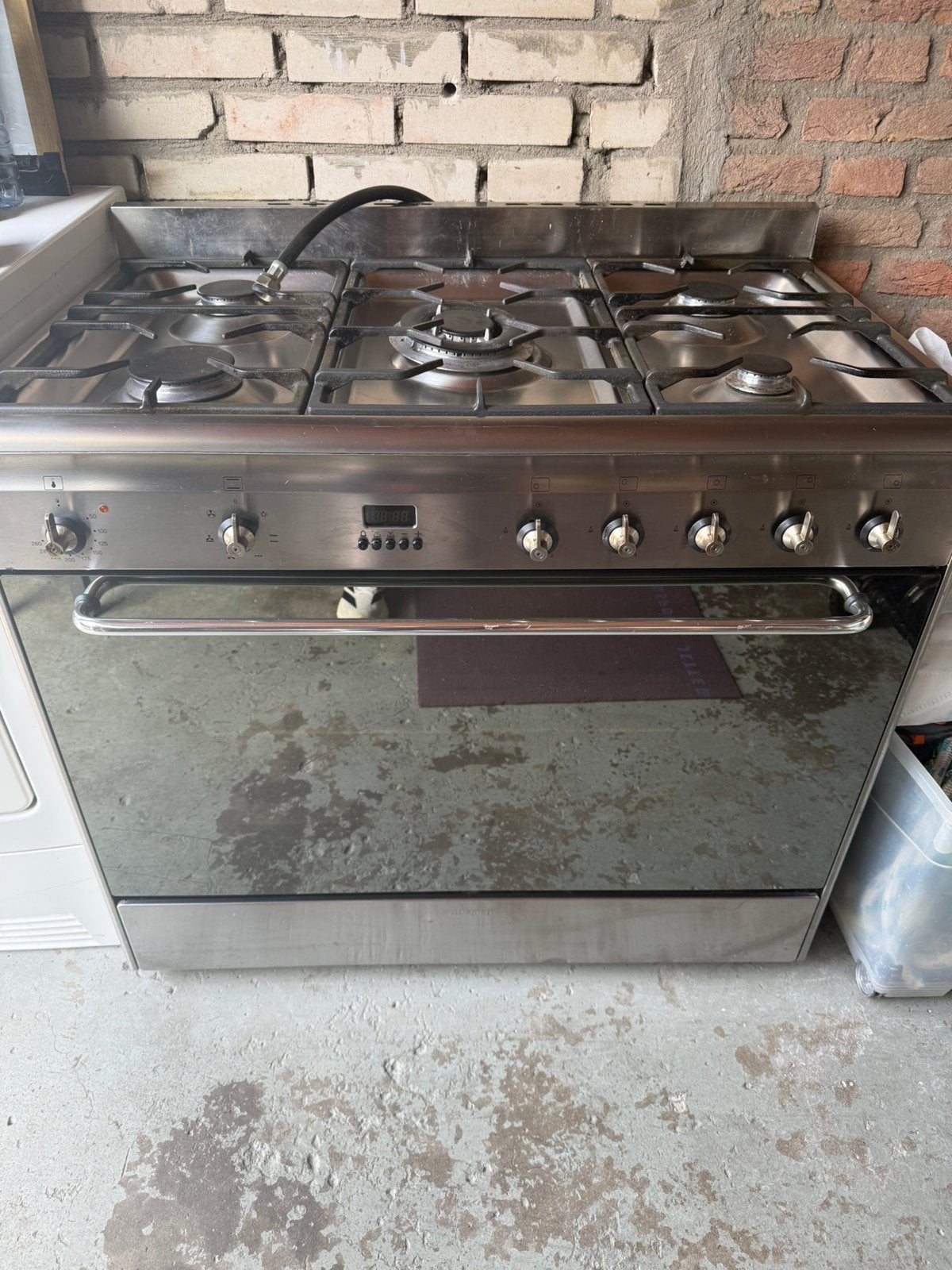 Gasfornuis Smeg, Witgoed en Apparatuur, Fornuizen, Ophalen, 60 cm of meer, Zo goed als nieuw, Gas