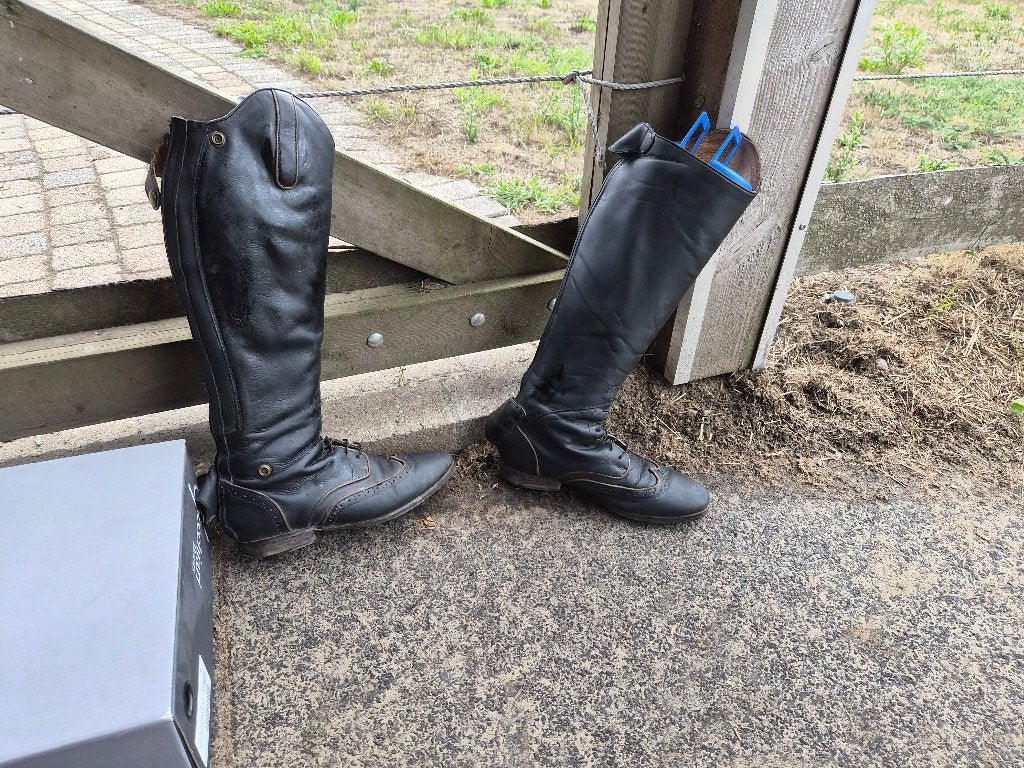 Kinder leren rijlaarzen, Gebruikt, Dressuur, Ophalen of Verzenden, Schoeisel