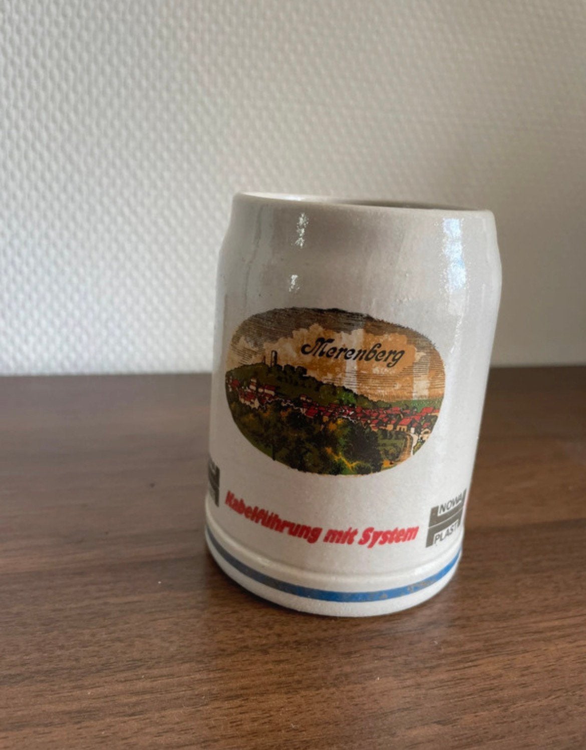 Kleine bier pul grijs Merenberg, Ophalen of Verzenden, Gebruikt, Pul(len), Overige merken