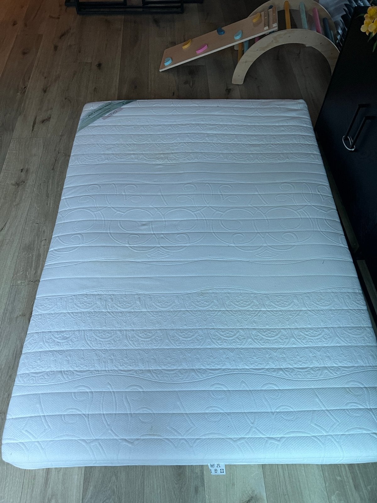 Stevige Matras 190x140x20 cm - Ideaal voor caravan, Ophalen, Gebruikt, Tweepersoons, Matras