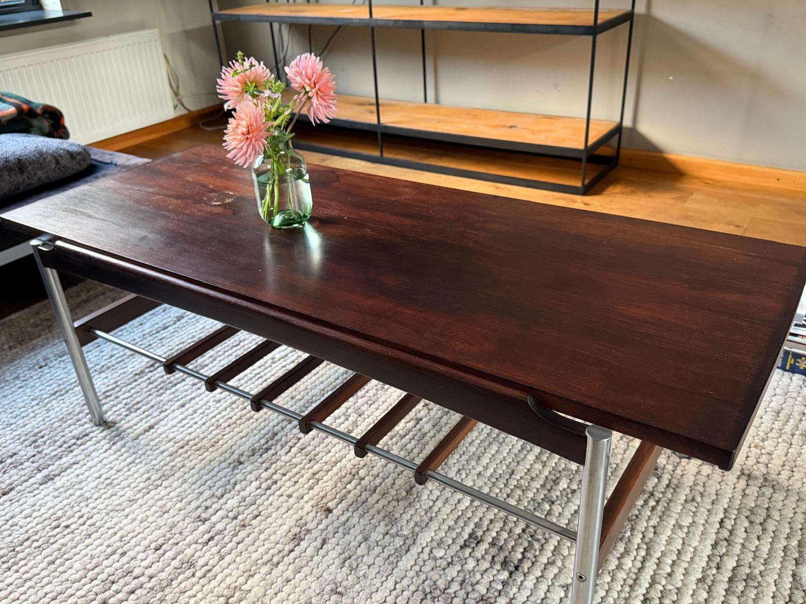 Salontafel Topform vintage, Huis en Inrichting, Tafels | Salontafels, Ophalen, Minder dan 50 cm, Gebruikt, 100 tot 150 cm