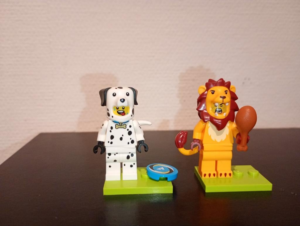 LEGO Minifiguren: Dalmatiër en Leeuw, Ophalen, Lego, Zo goed als nieuw, Minifiguren serie