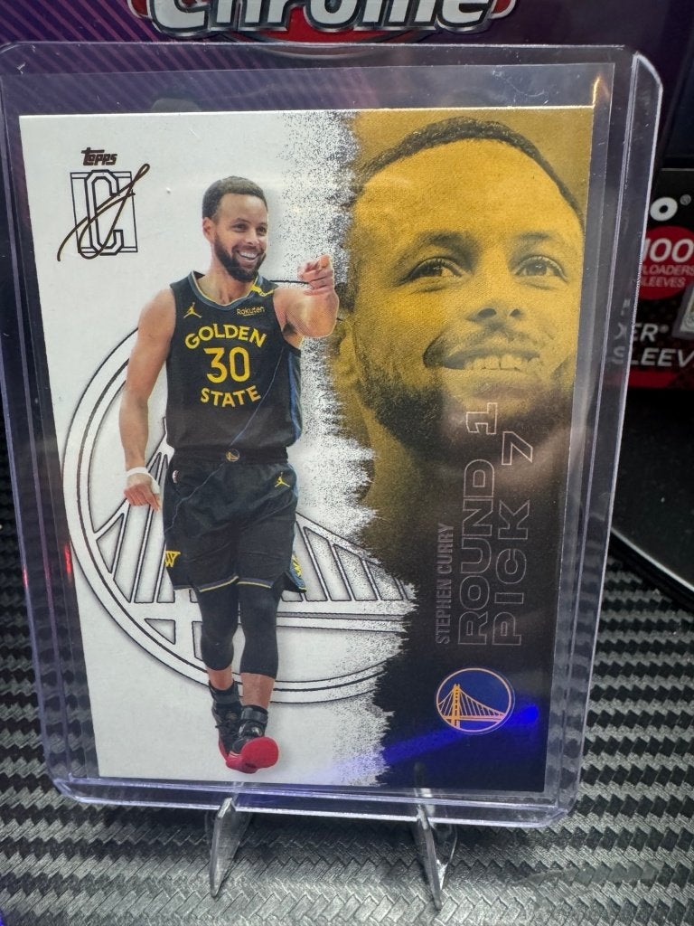 Stephen Curry Round Pick 7 #52 Topps Signature Class, Ophalen of Verzenden, Zo goed als nieuw, Losse kaart