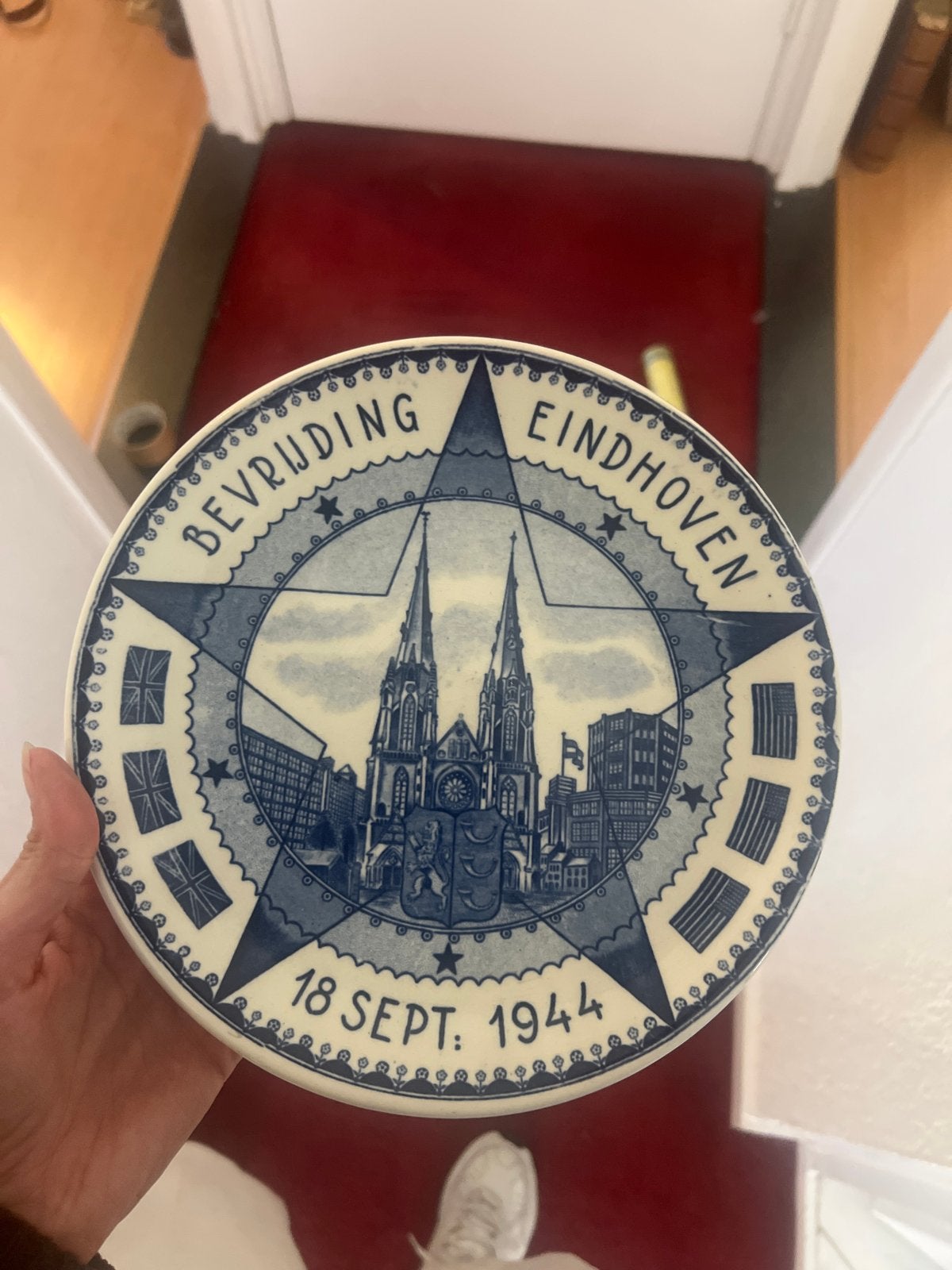 Vintage Bevrijdingsbord Eindhoven 18 Sept. 1944, Ophalen of Verzenden