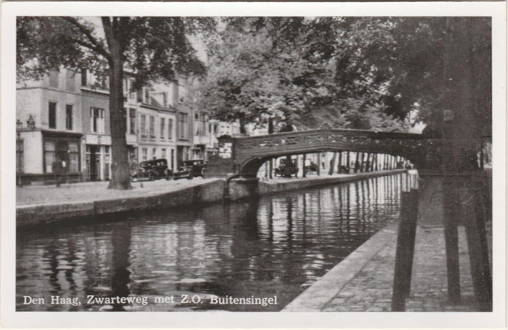 DEN HAAG Zwarteweg met Z.O. Buitensingel, Verzenden, 1940 tot 1960, Ongelopen, Zuid-Holland