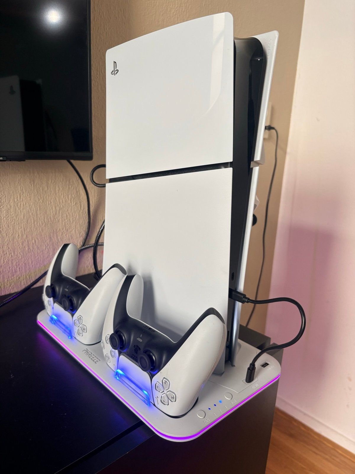 Playstation 5 Digital Edition Slim+ 2x controllers en extras, Ophalen, Zo goed als nieuw