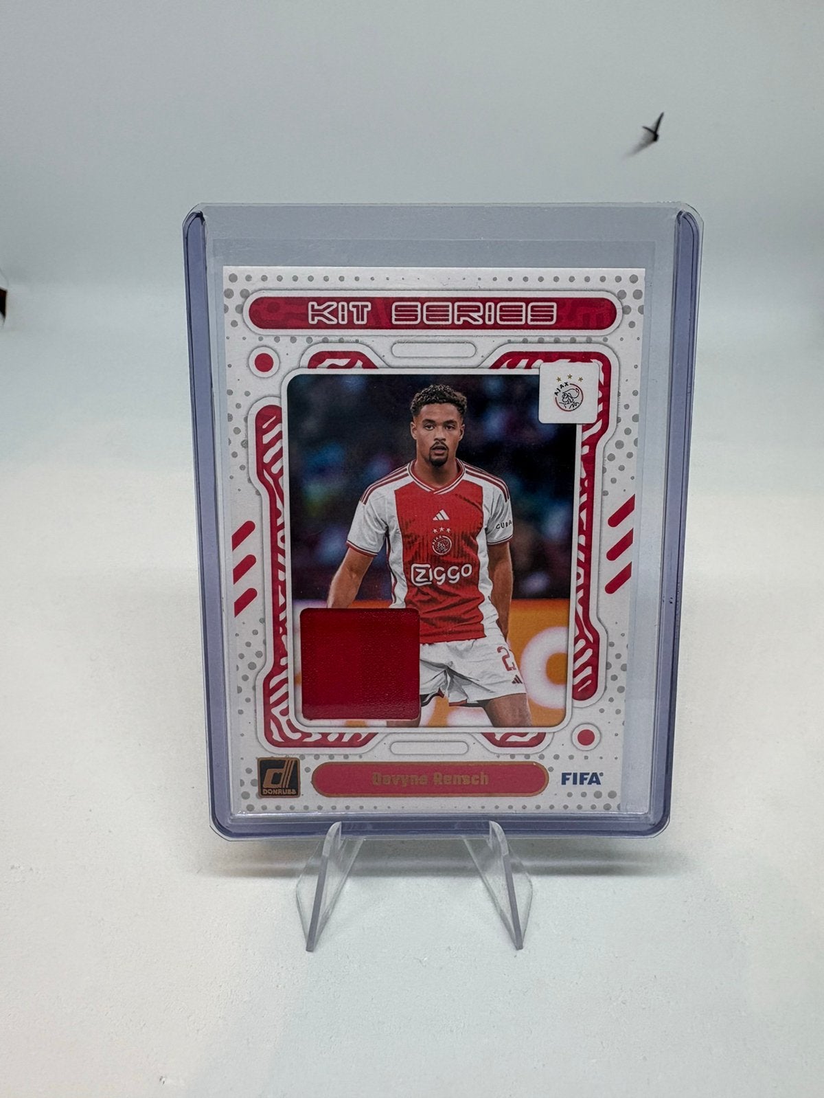 Panini Donruss 2023-24 Devyne Rensch Ajax Kit Series Patch, Ophalen of Verzenden, Zo goed als nieuw, Plaatje