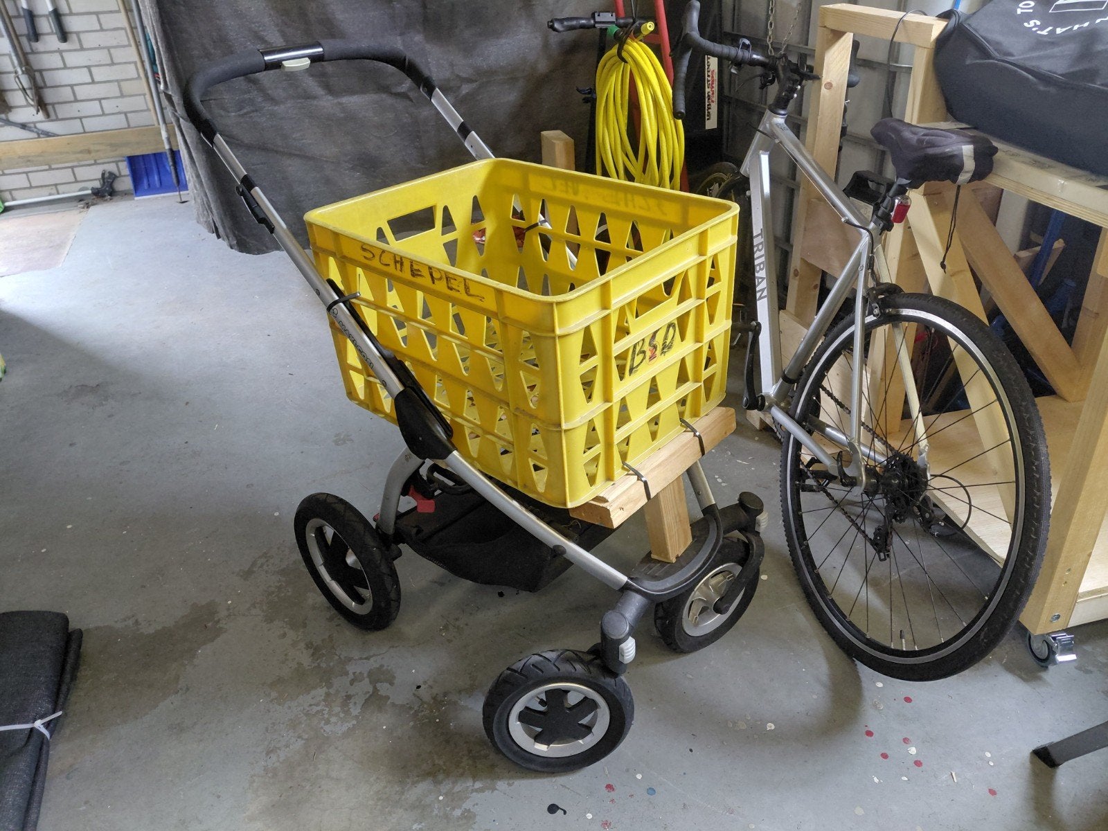 Folderkar, Caravans en Kamperen, Bolderkarren, Ophalen, Gebruikt
