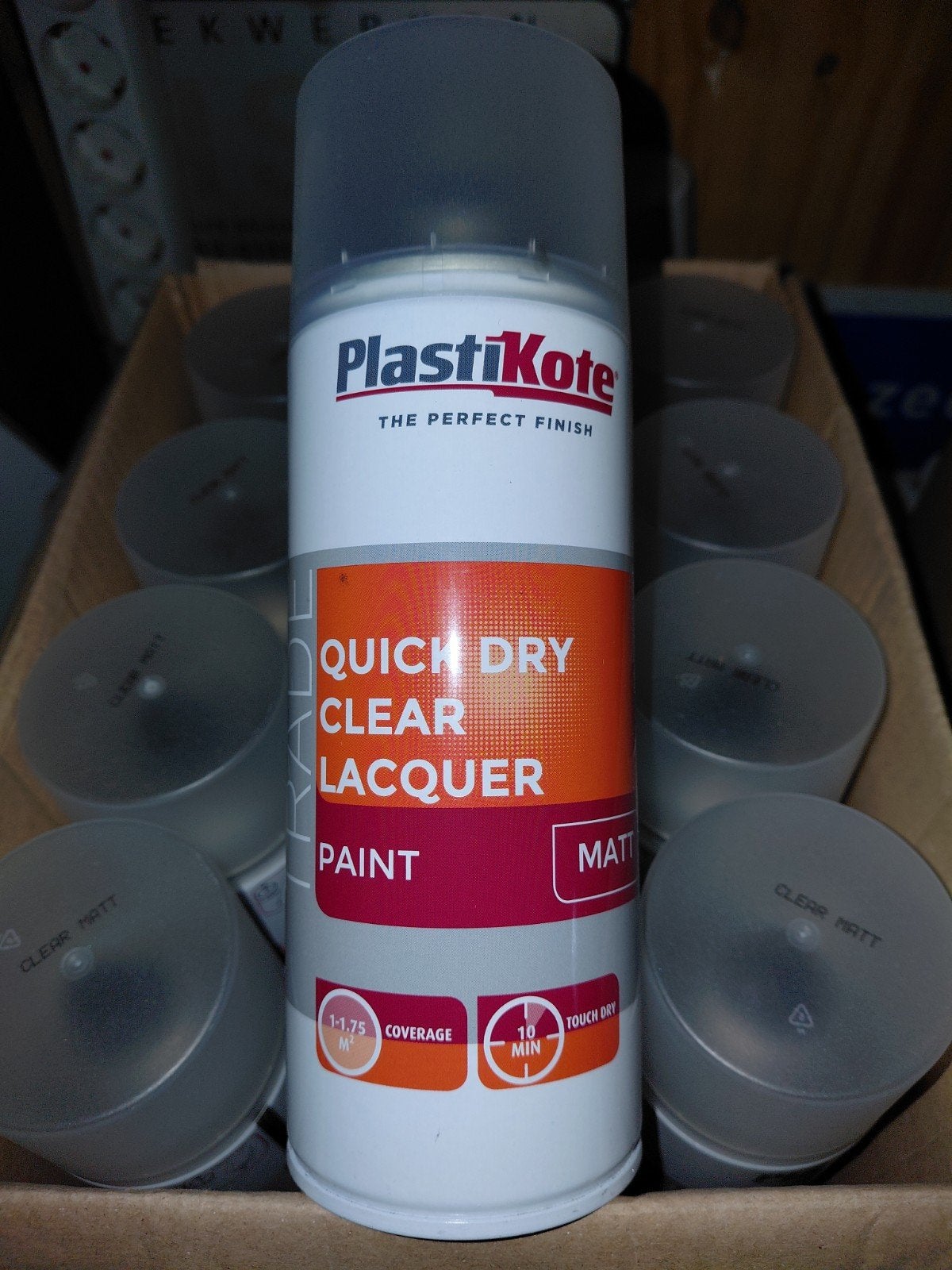 Plasti Kote spuitbussen 400 ml, blanke matte lak., Ophalen of Verzenden
