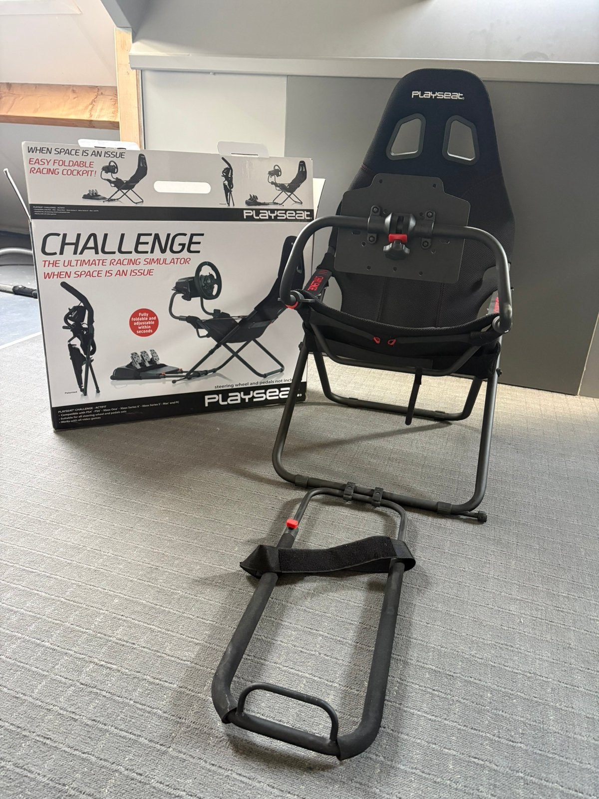 Playseat Challenge Racing Simulatorstoel, Ophalen, 1 speler, Racen en Vliegen, Eén computer