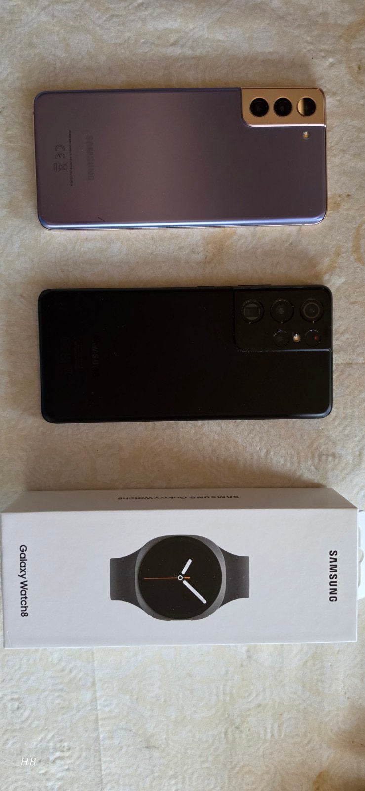 Samsung S21+purple en S21 ultra zwart en Watch8 Graphite, Telecommunicatie, Mobiele telefoons | Samsung, Ophalen, Overige modellen