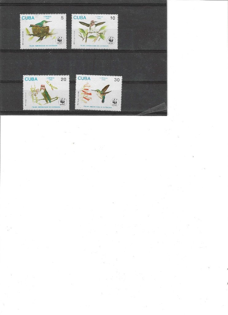 Mi 3589-3592 Vogels. Cuba. Postfris, Ophalen of Verzenden, Postfris, Dier of Natuur