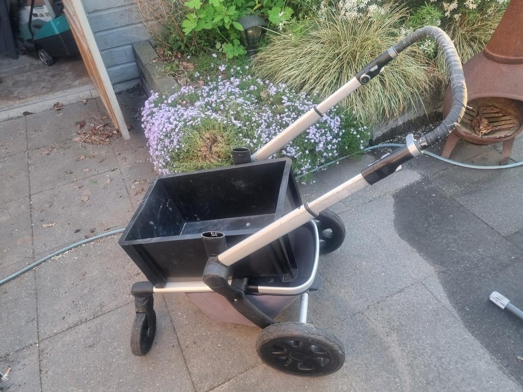 Zelfgebouwde folderkar van kinderwagen, Ophalen, Gebruikt