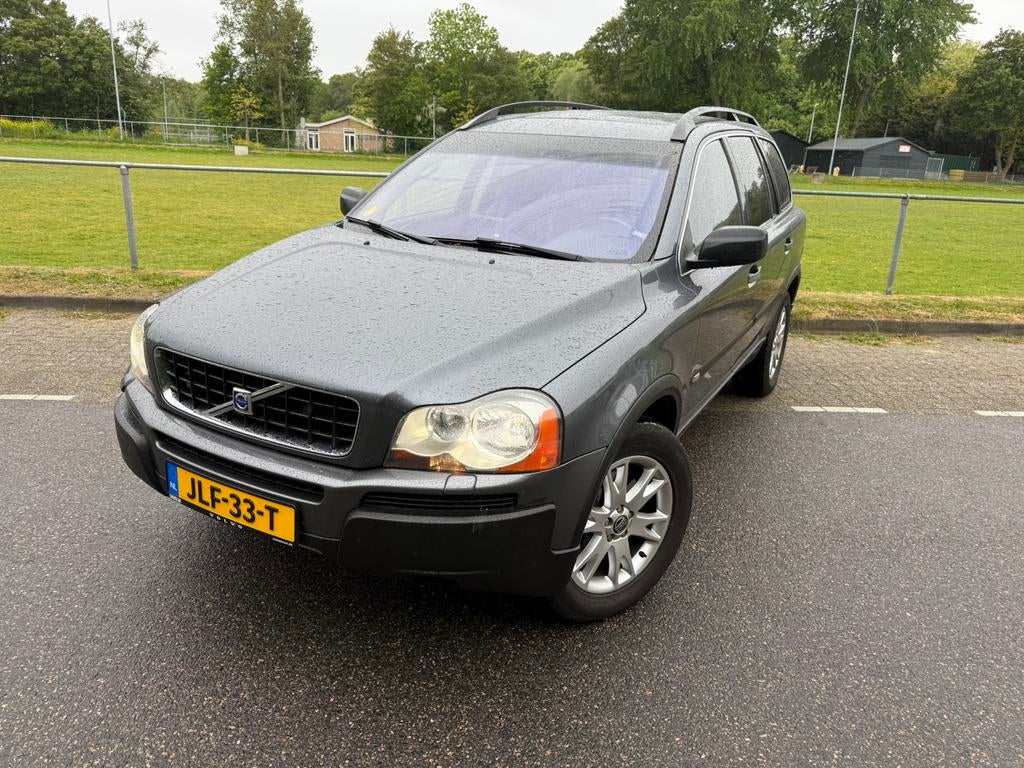 Volvo XC90 2.5 T Geartronic 2006 Grijs Yountimer, Zwart, 1991 kg, 7 stoelen, 2521 cc