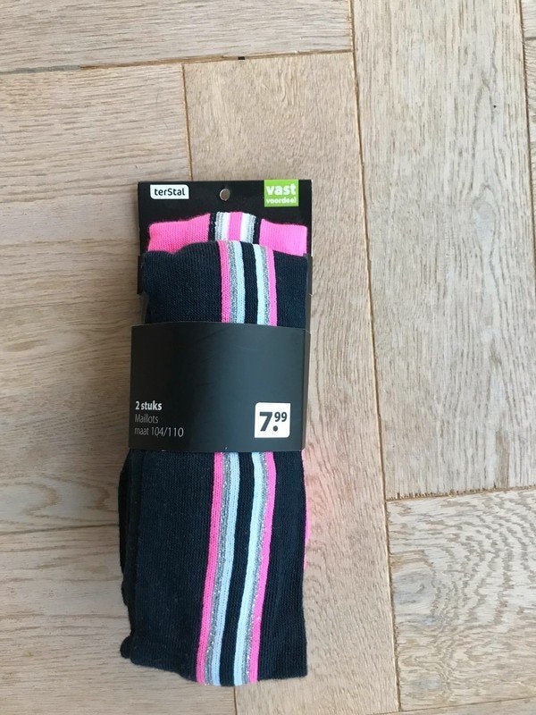 2-pak maillots 104/110 NIEUW, Kinderen en Baby's, Kinderkleding | Maat 104, Broek, Meisje, Terstal, Nieuw