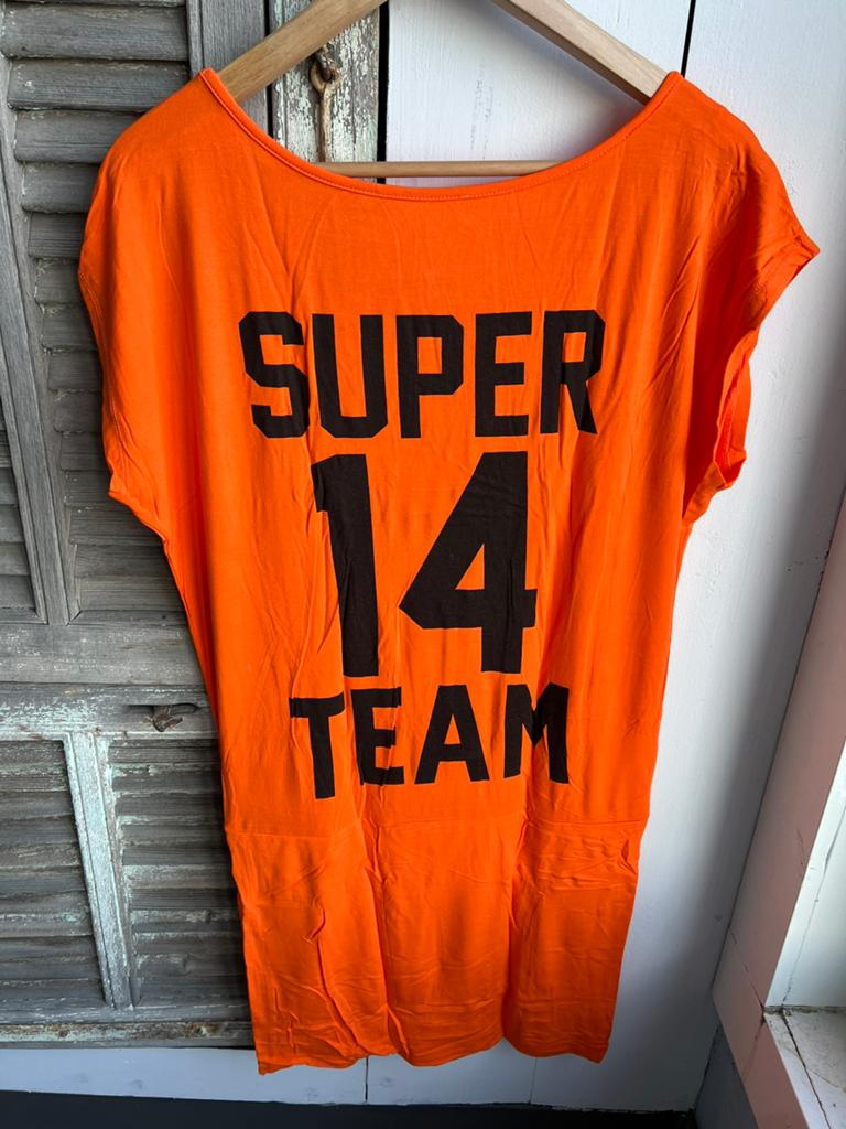 Gave SUPERTRASH jurk oranje WK (size L/XL), Maat 42/44 (L), Oranje, Ophalen of Verzenden, Zo goed als nieuw