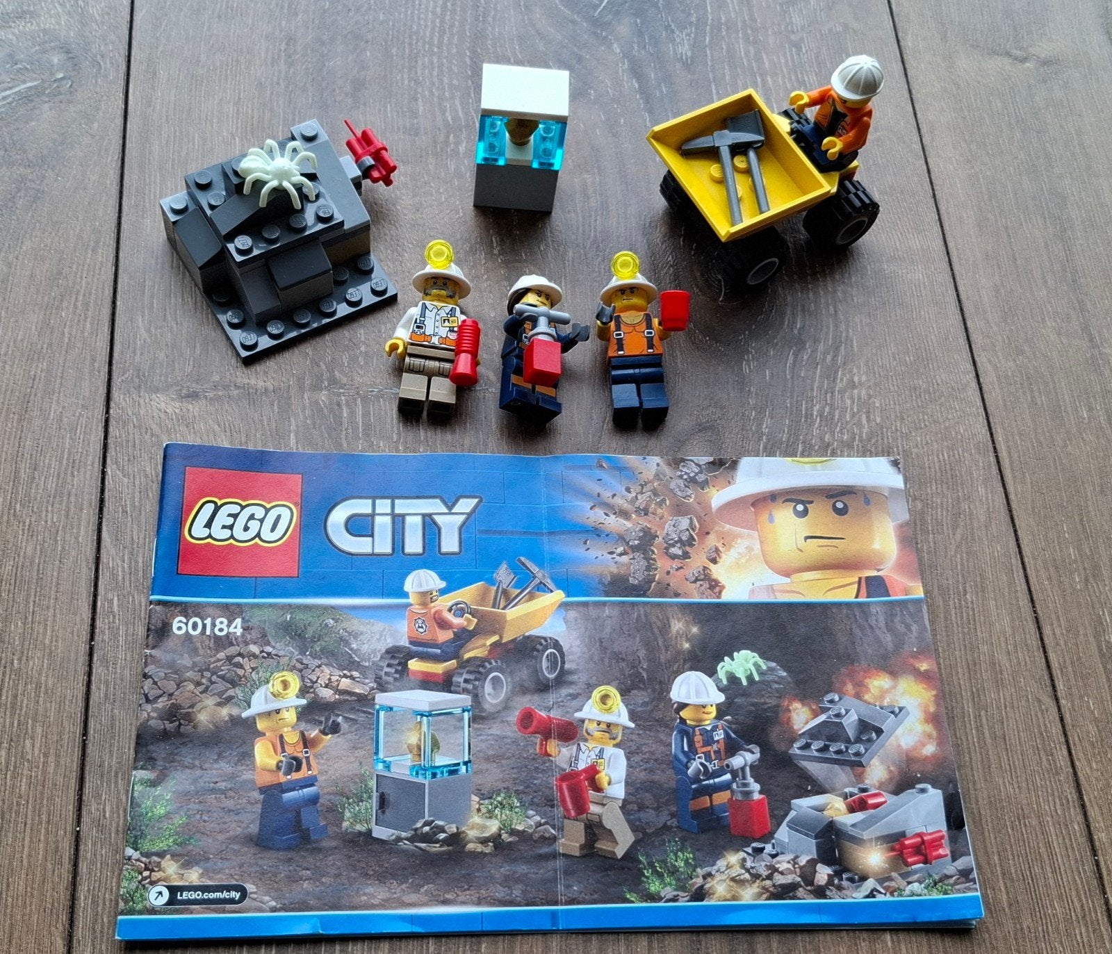 Lego City Mijnbouwteam 60184, Lego, Ophalen of Verzenden, Complete set, Inclusief instructies