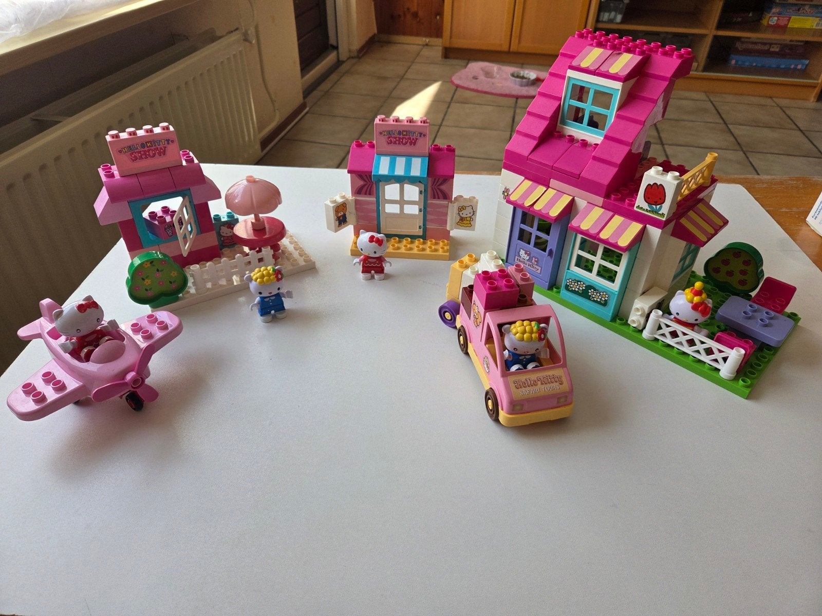 Duplo / Unico Hello Kitty huis, Kinderen en Baby's, Ophalen of Verzenden, Gebruikt