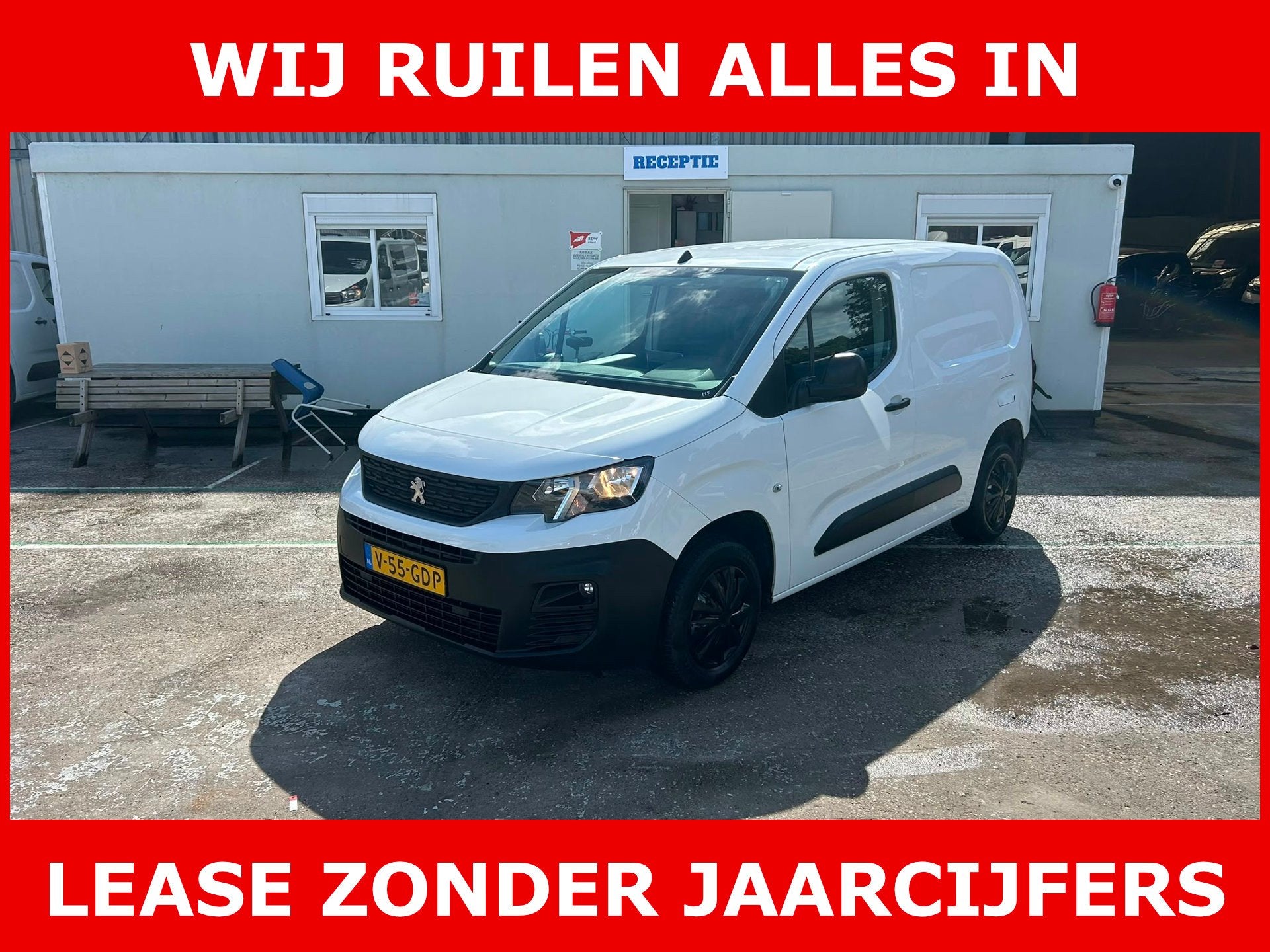 Peugeot PARTNER 1.5 BlueHDI Asphalt 3 personen, Voorwielaandrijving, 1350 kg, Stof, Gebruikt