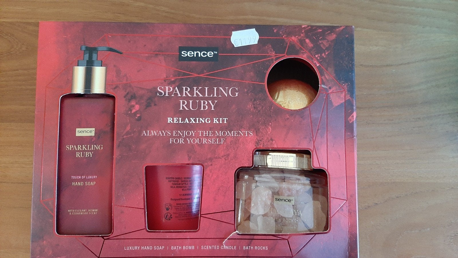 Sence Sparkling Ruby Relaxing Kit & Haarmasker Set, Ophalen of Verzenden, Nieuw, Overige typen