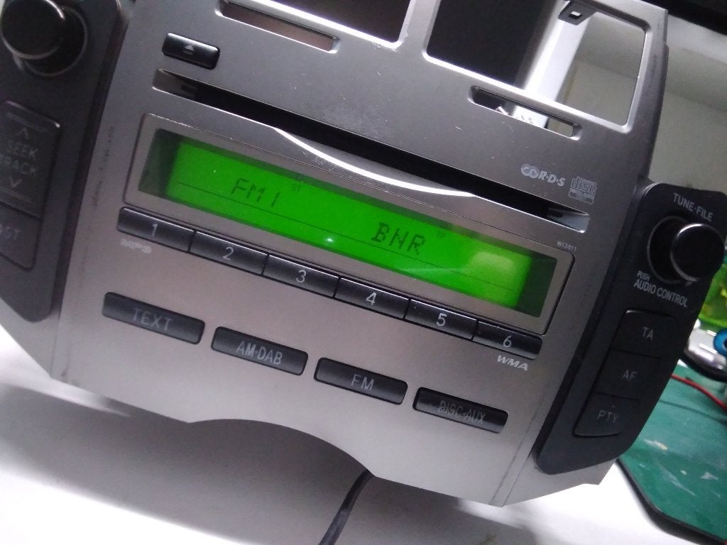 Toyota Yaris autoradio (rds), Ophalen of Verzenden, Gebruikt