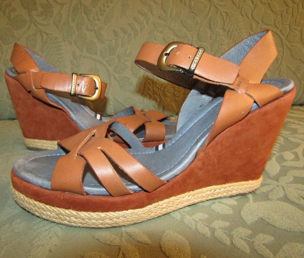McGregor sleehakken zomerschoenen maat 41 sandalen sleehak, McGregor, Zo goed als nieuw, Sandalen of Muiltjes, Ophalen of Verzenden
