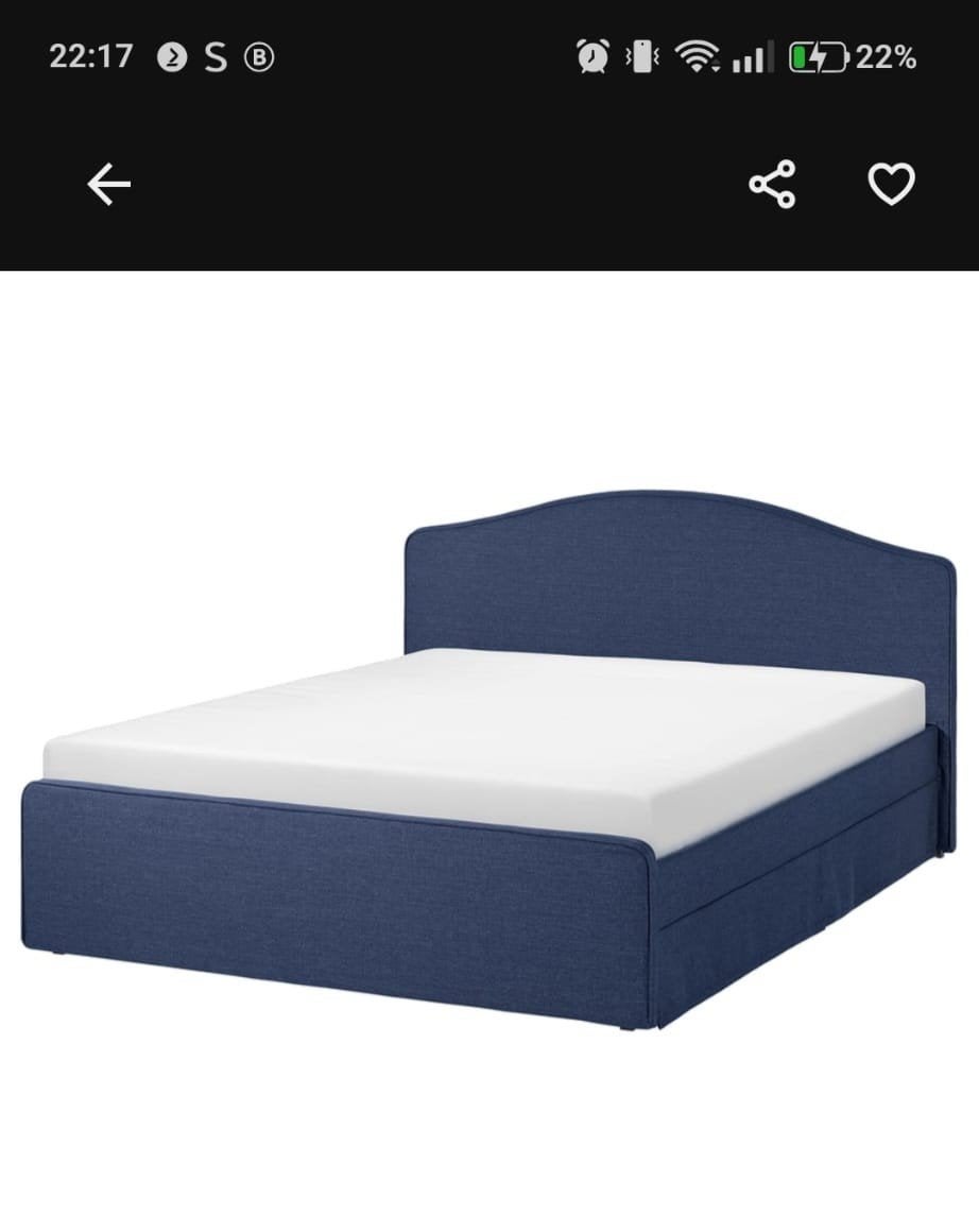 Ramneffjäll bed 160 x 210 matras maat. Ikea., Ophalen