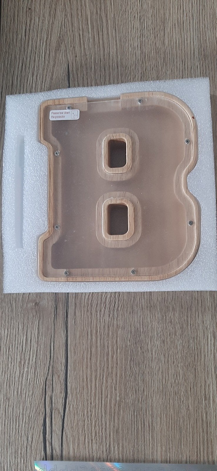 Houten spaarpot, Ophalen of Verzenden, Nieuw, Hout, Overige thema's
