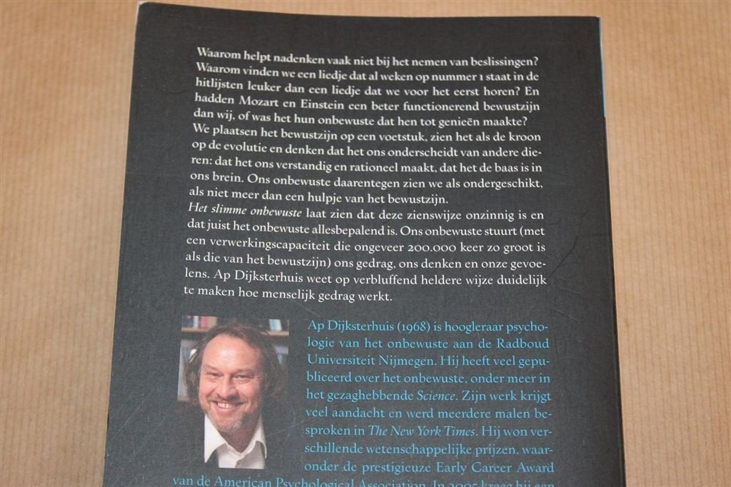 Het Slimme Onbewuste — Ap Dijksterhuis, Denken met Gevoel, Ophalen of Verzenden, Gelezen