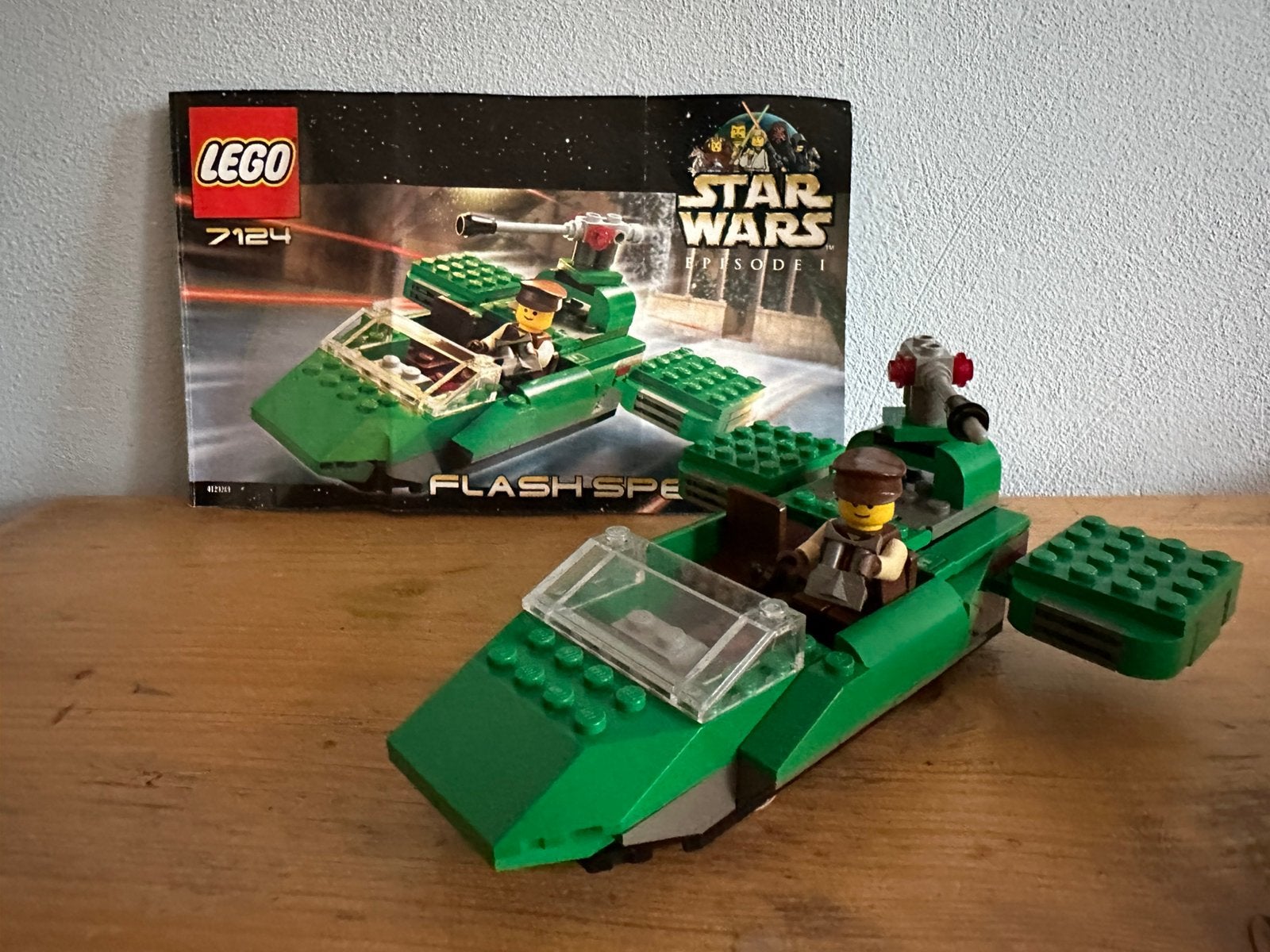 Star Wars 7124 Flash Speeder, Ophalen of Verzenden, Zo goed als nieuw, Actiefiguurtje