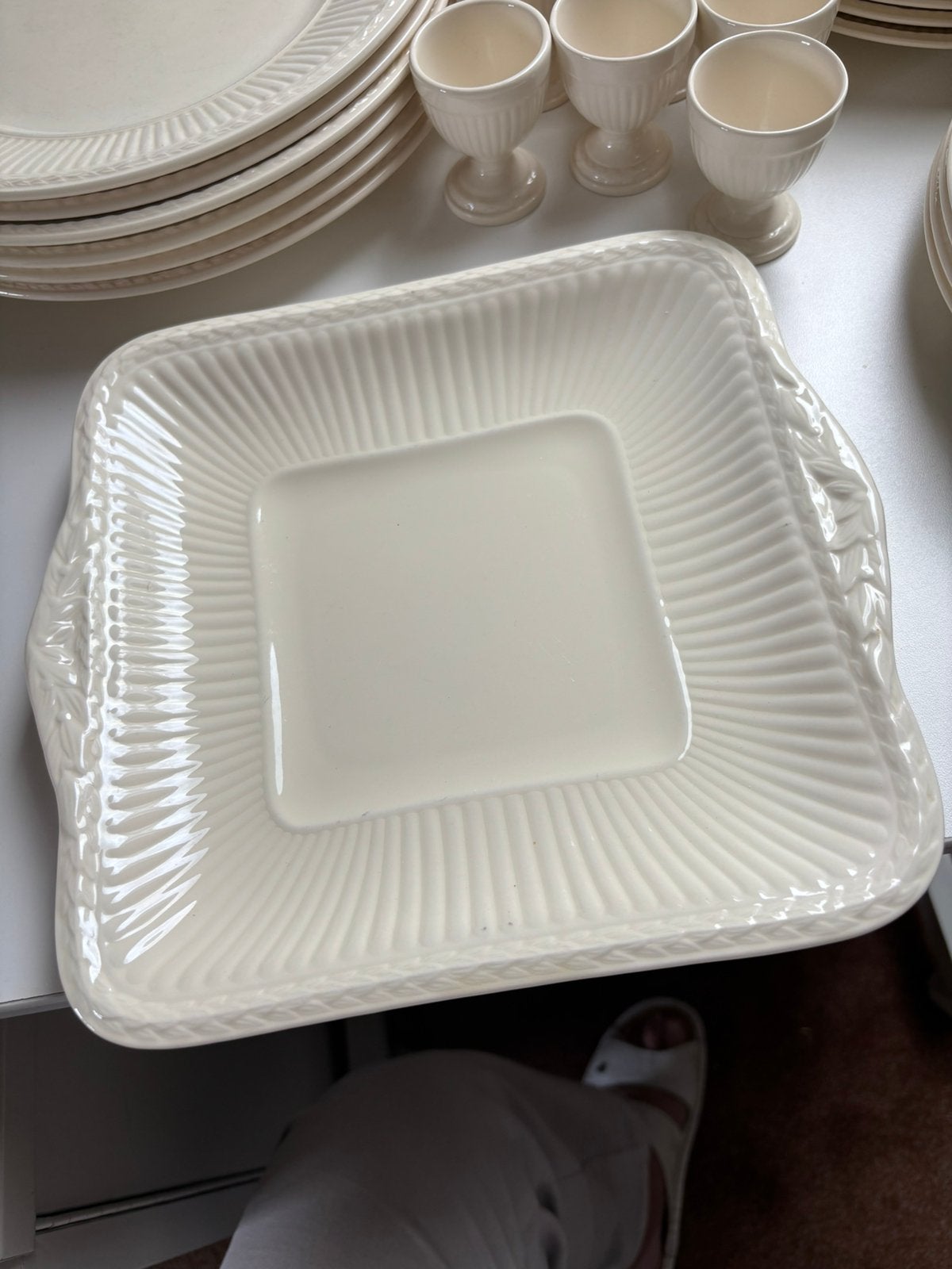 Div. borden en andere serviesdelen van Wedgwood EDME, Ophalen of Verzenden, Zo goed als nieuw, Aardewerk, Overige typen