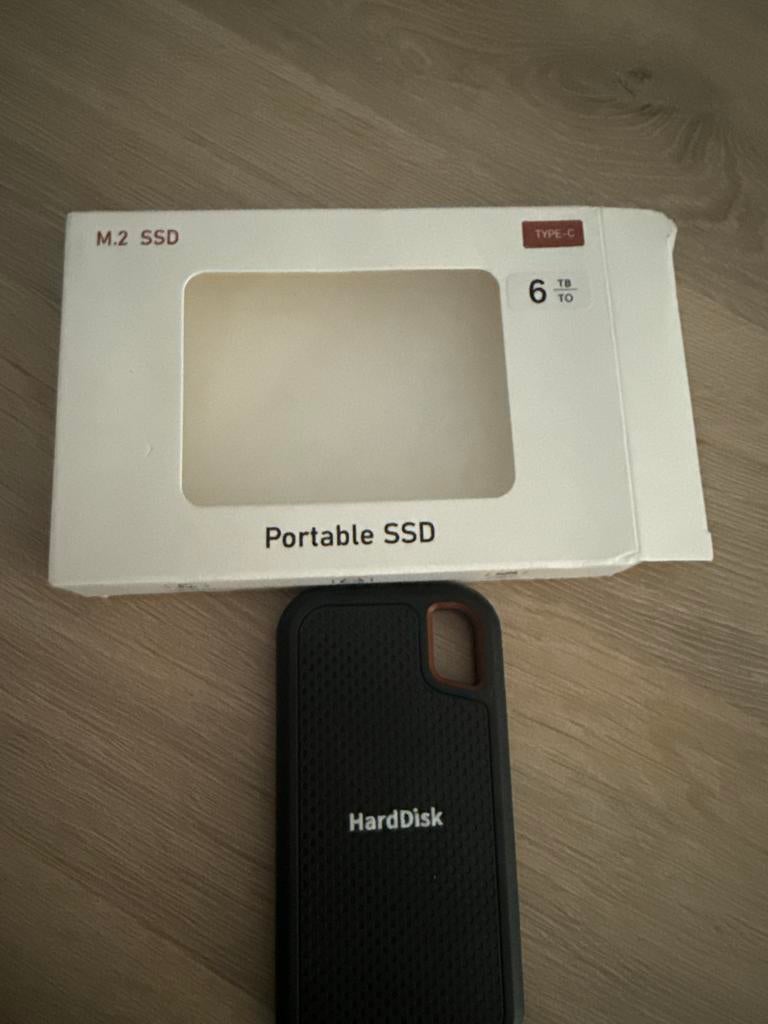 Draagbare M.2 SSD 6TB Type-C HardDisk, Computers en Software, Harde schijven, Zo goed als nieuw, Server, Extern, SSD, USB, Ophalen of Verzenden