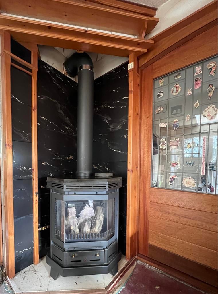 Barbas gaskachel, Huis en Inrichting, Kachels, Ophalen, Gebruikt, Gas, Vrijstaand